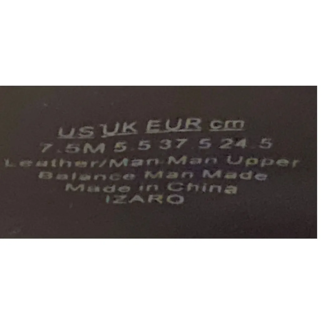 Franco Sarto Izaro‎ Black Leather Lace Up Oxford Pump 7.5M Whimsigoth Steampunk - Image 5