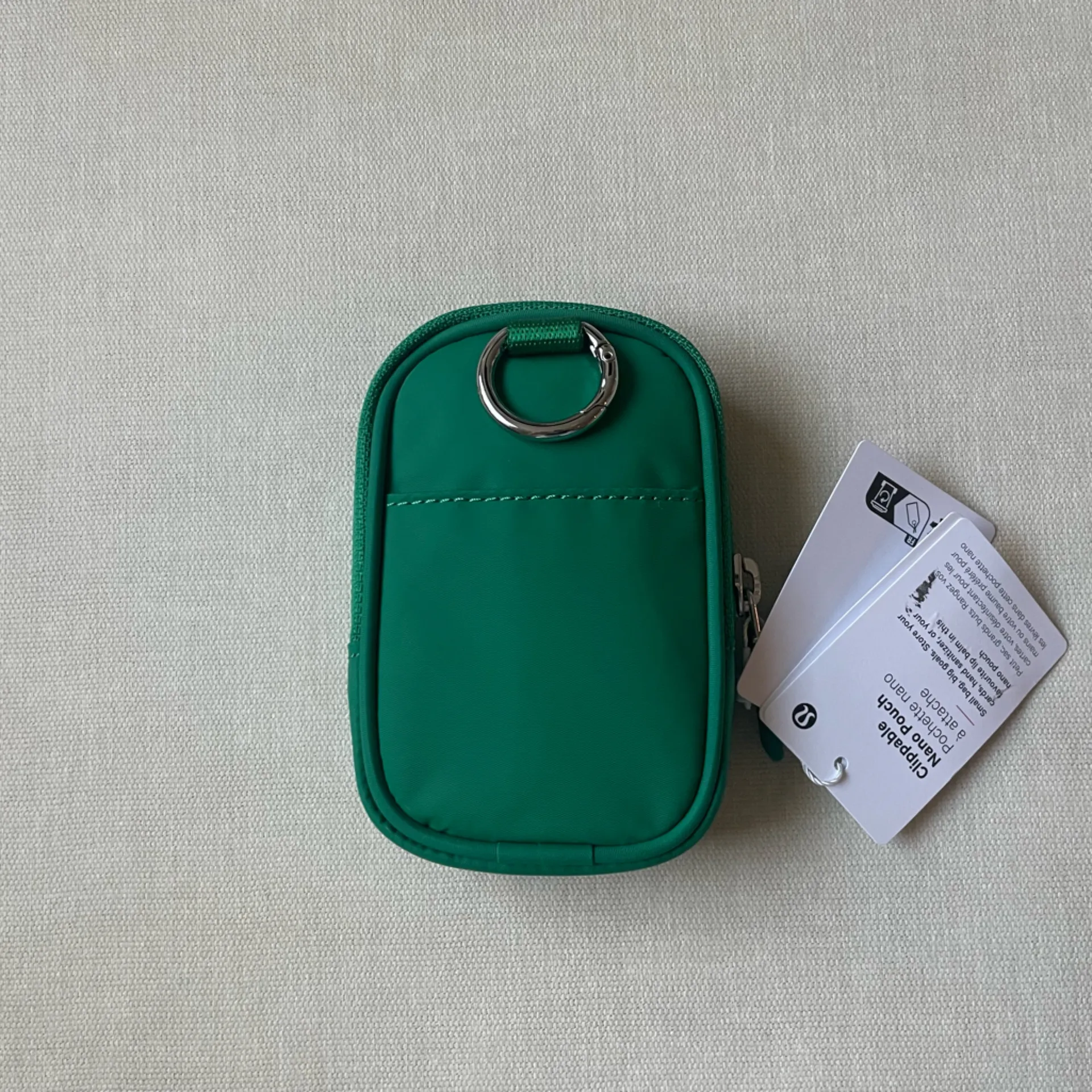 Lululemon  Clippable Nano Pouch - Raceway Green - Image 7