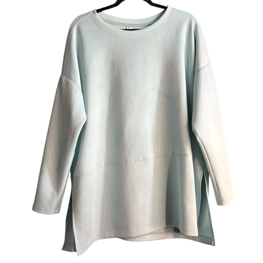 Dear Scarlett Light Blue Sweatshirt size 1X - Image 2