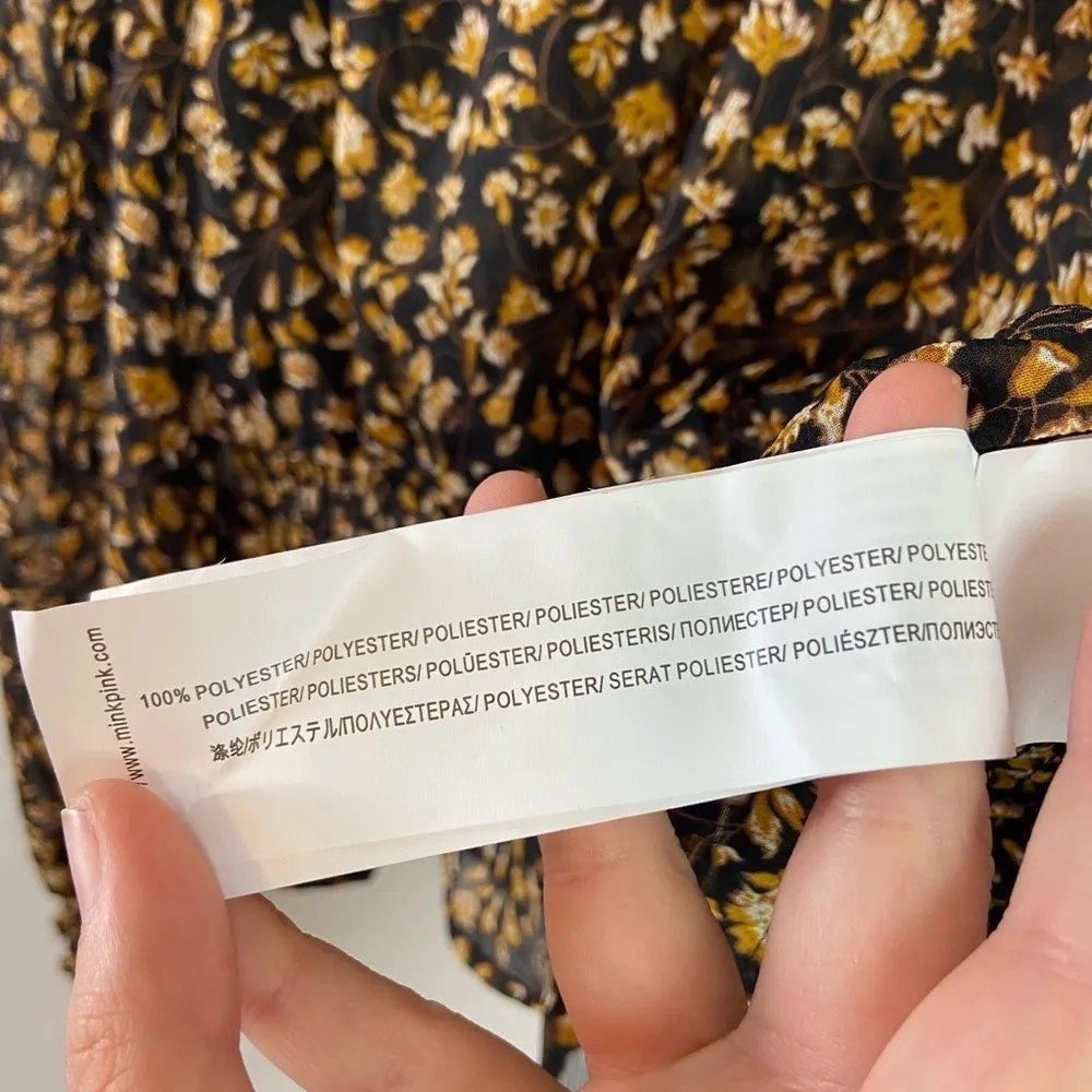 Mink Pink Mira Shirred Top Medium NWT - Image 6