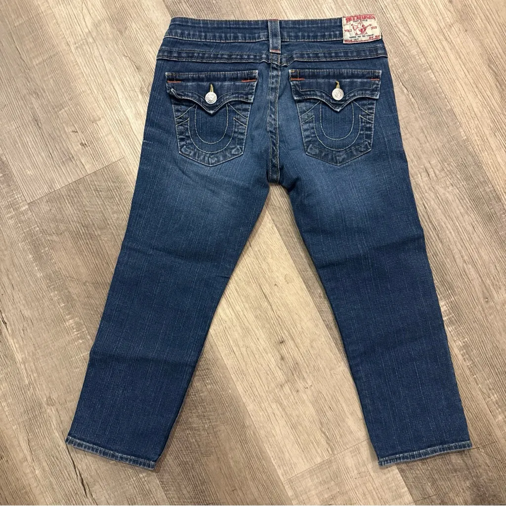 True Religion Dark Blue Denim Jeans - Image 2