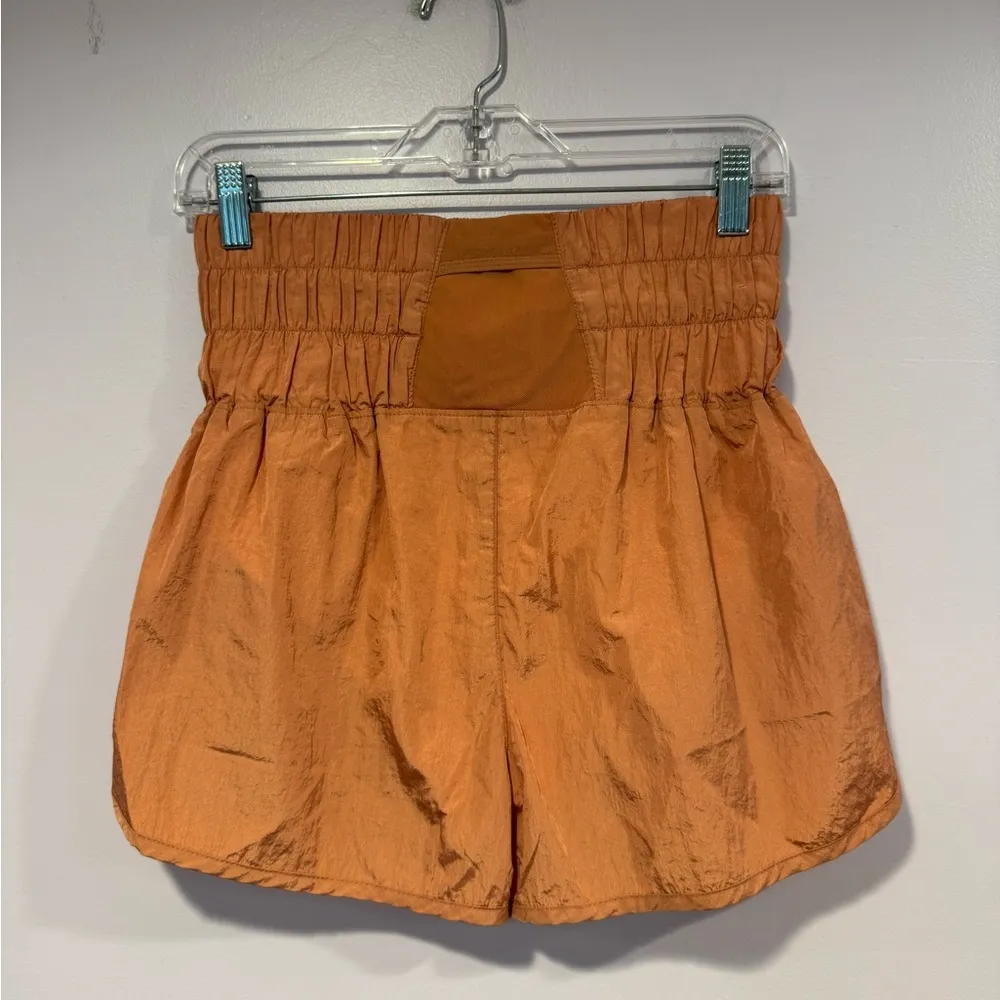 Free people movement orange flowy‎ shorts - Image 3