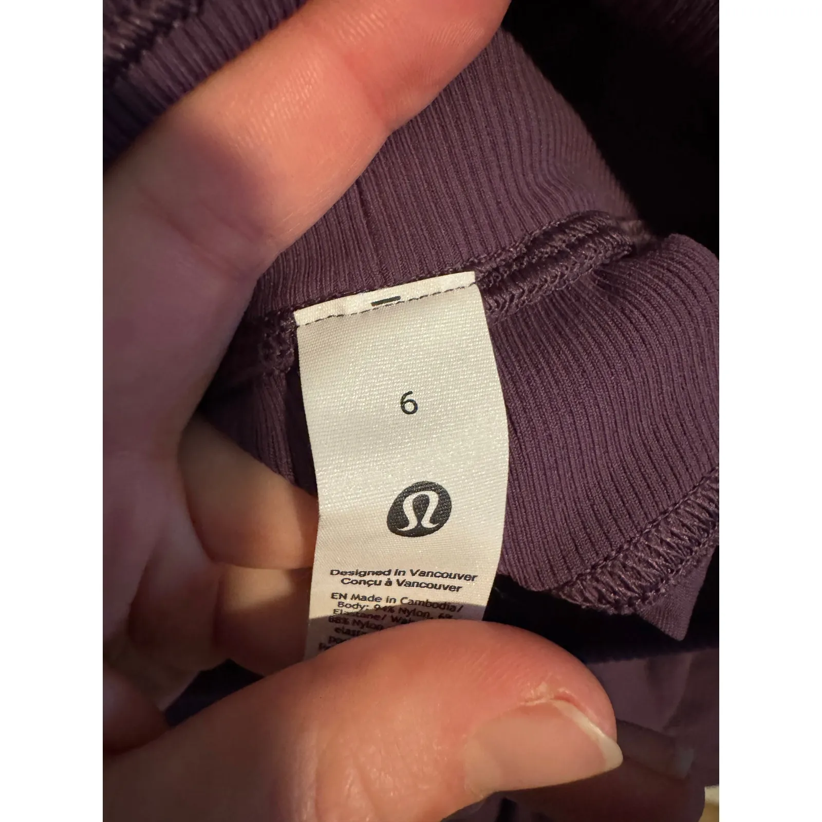 Lululemon Dance Studio Shorts Size 6 Purple - Image 2