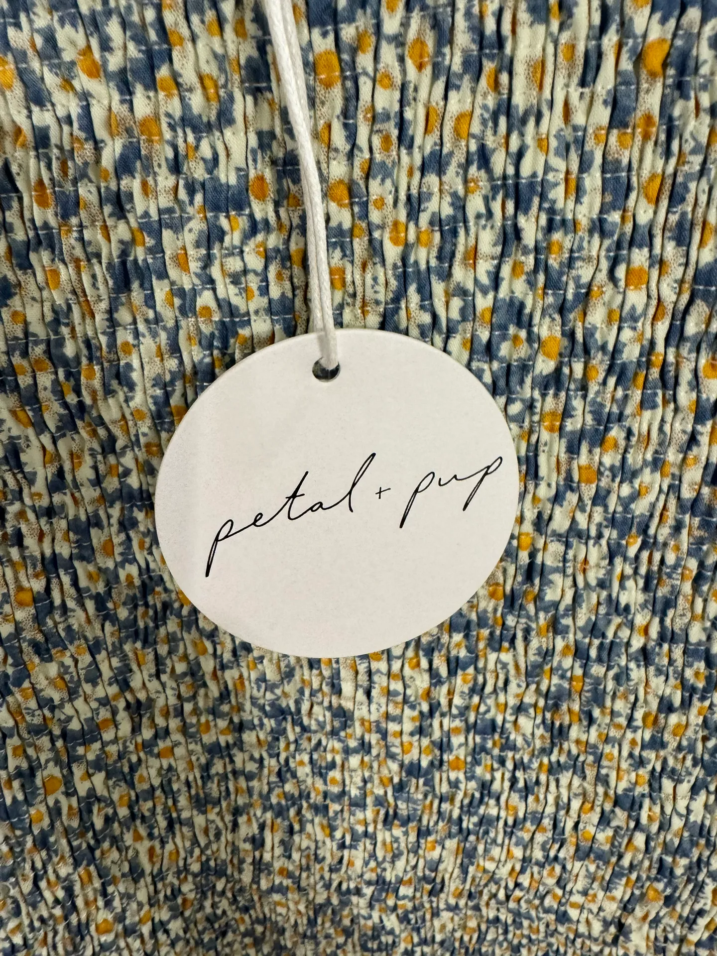 Shirred Ruffle Dress Small - Image 9