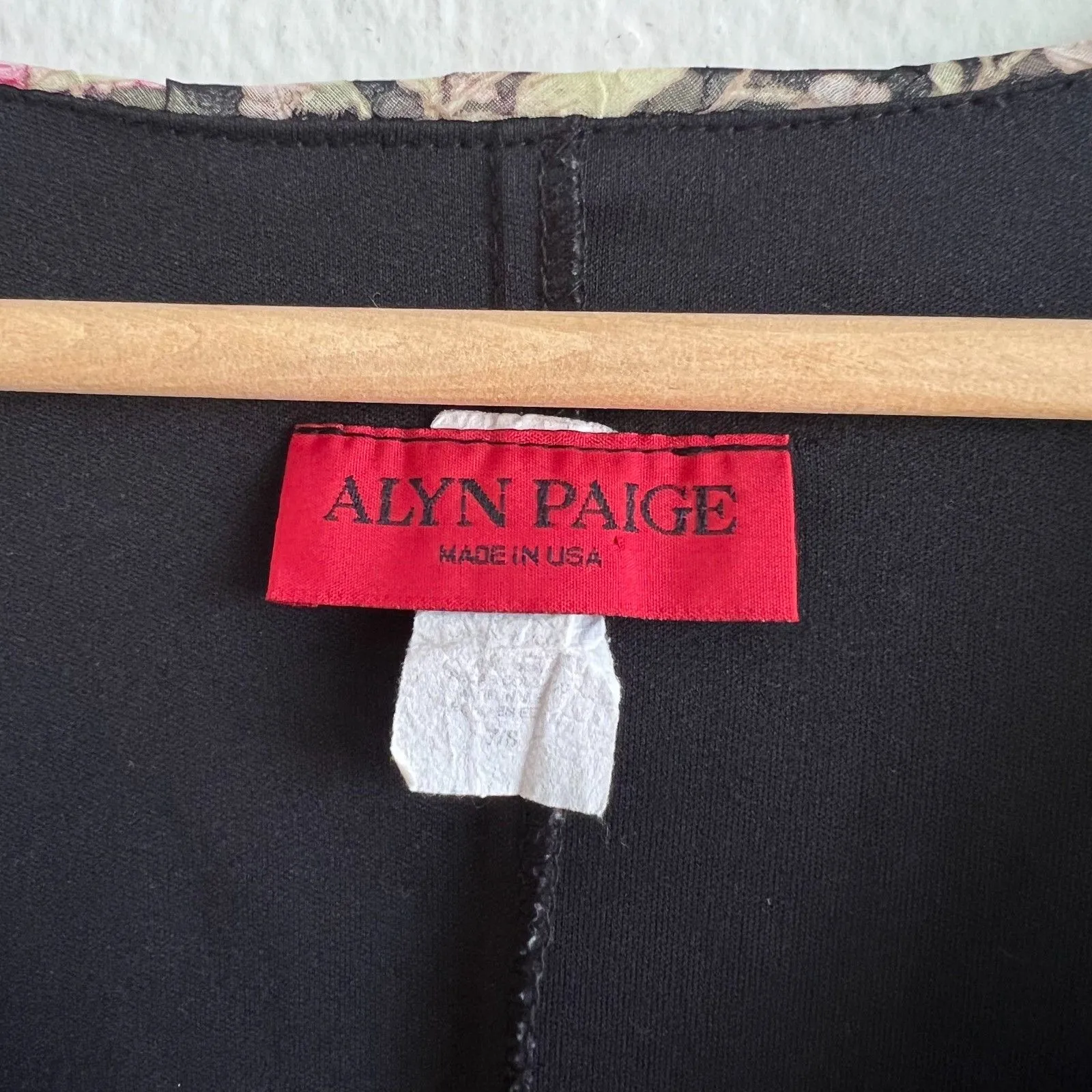 ALYN PAIGE Vtg 90s V - Image 3