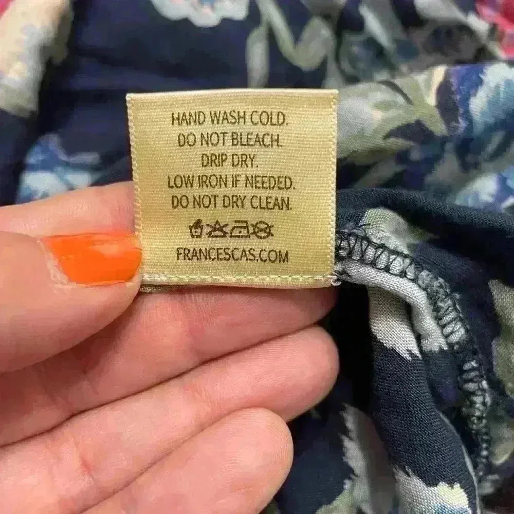 Womens Boho Long Floral Kimono Large‎ Bohemian Lightweight Cottagecore Festival Blue - Image 8