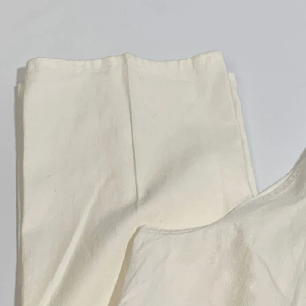 Ruby Rd. Classic Flat Front White Denim Jean Size 16 - Image 3