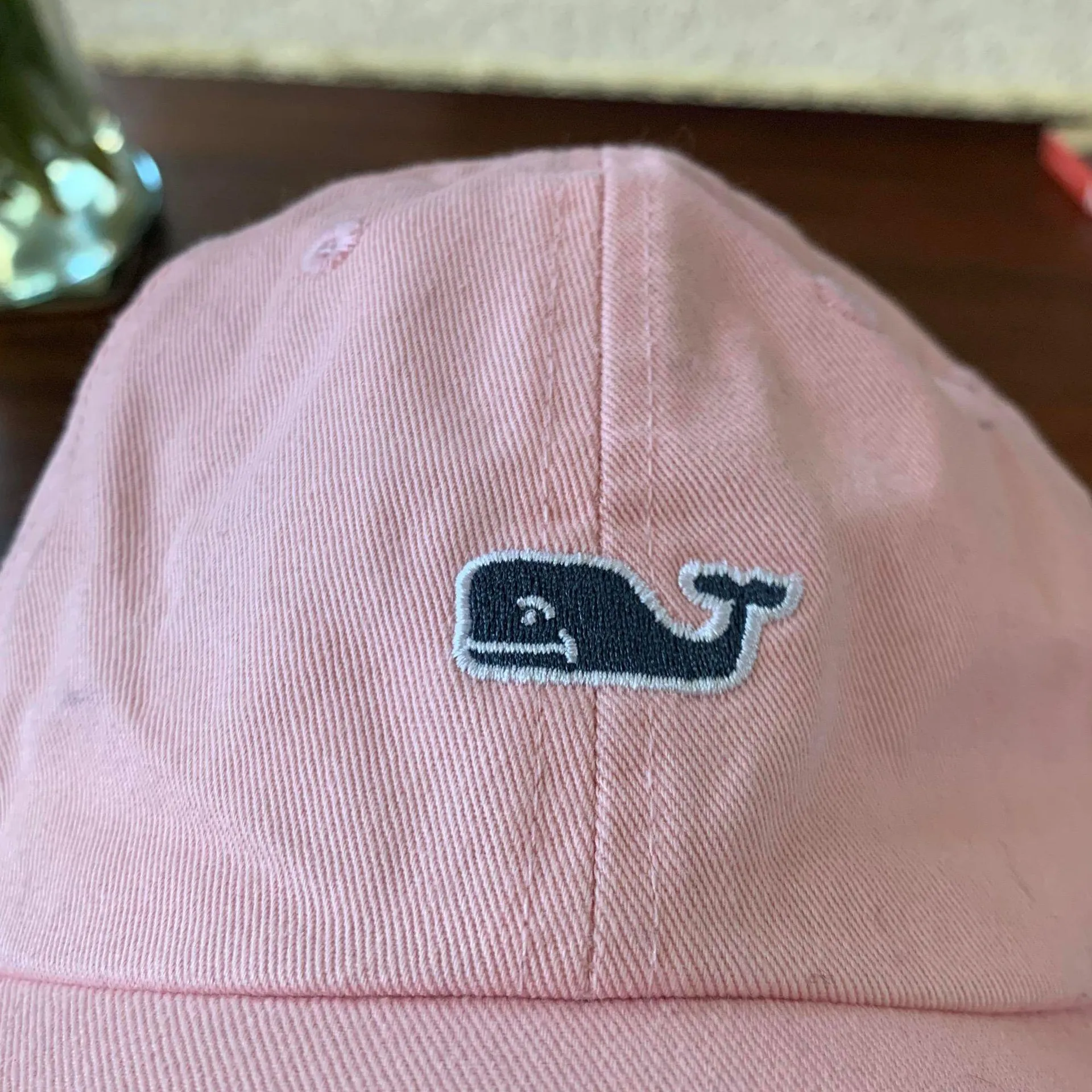 Vineyard Vines Pink Baseball Hat - Image 4