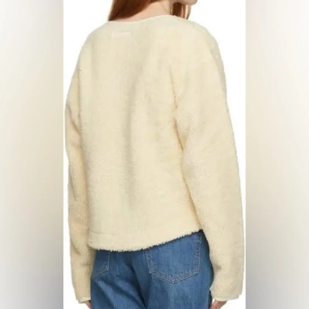 HELMUT LANG
Shaggy V Neck Sweater - Image 3