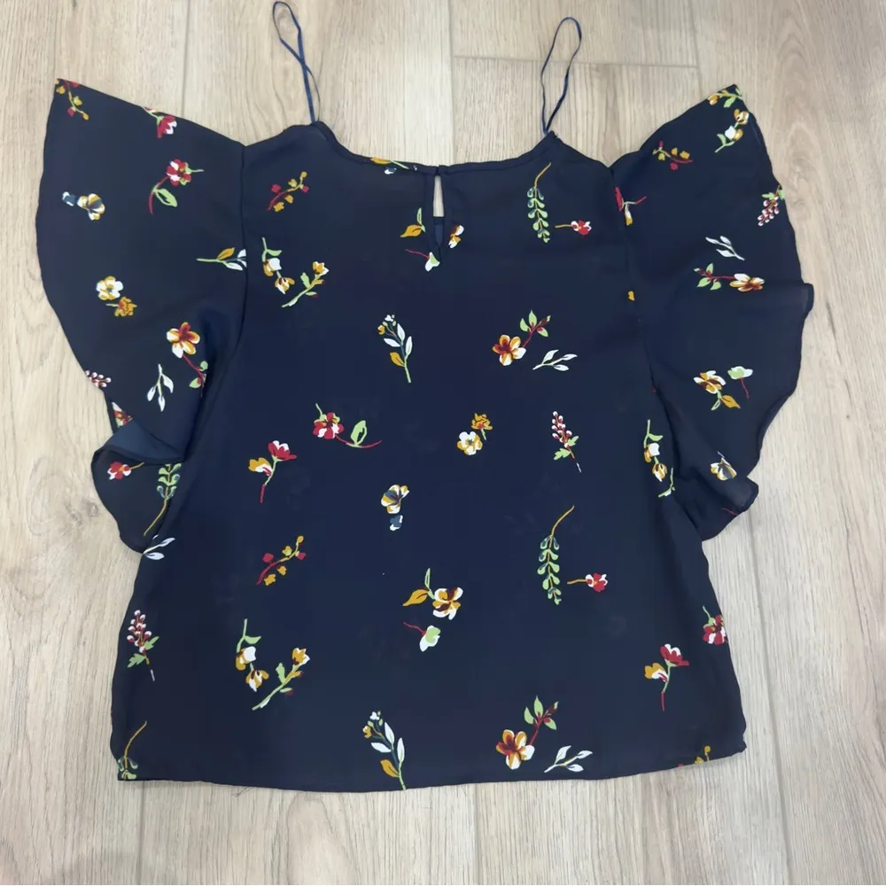 Floral Black Women's Top - Image 7