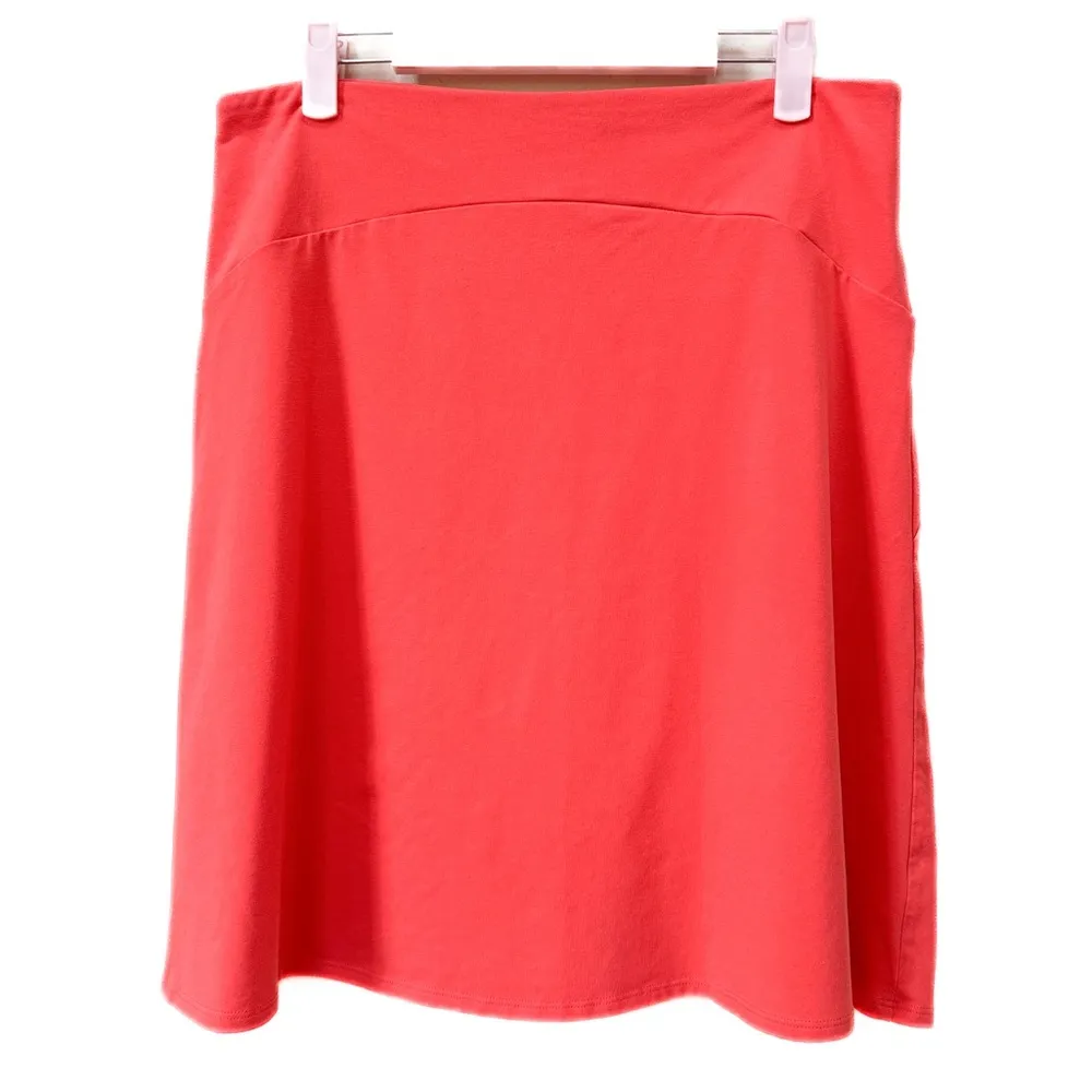 PATAGONIA W's Vitaliti Skirt Salmon Cotton Knee Length Athletic Stretch - Image 2