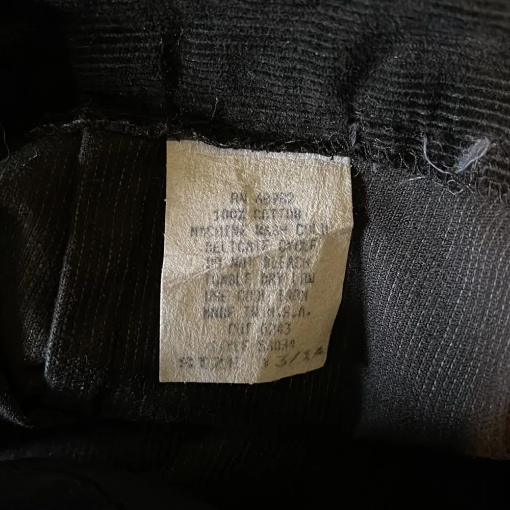 Vintage Black Corduroy Knee Length Pencil Skirt Size undefined - Image 16