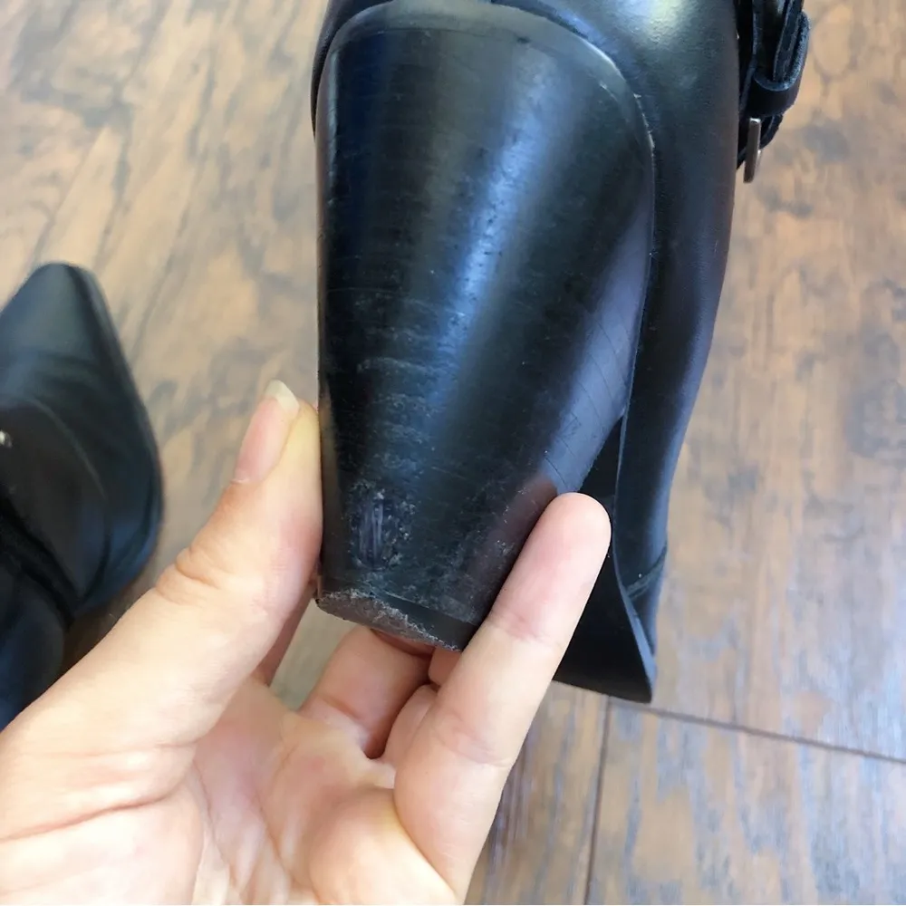 Harley-Davidson • Bette 3 strap boots heel ankle buckle pointed toe western moto - Image 11