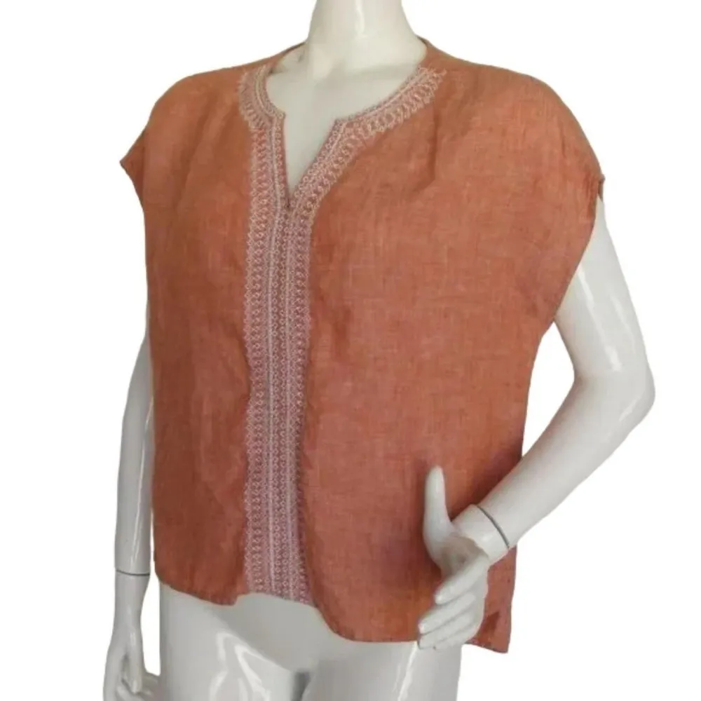 House of Harlow 1960 100% linen blouse - Image 4