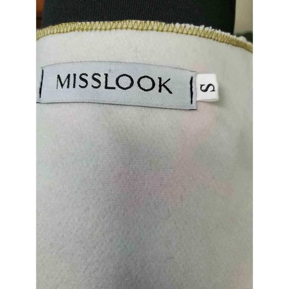 Misslook Floral Long Sleeve Casual Blazer Blue - Image 10