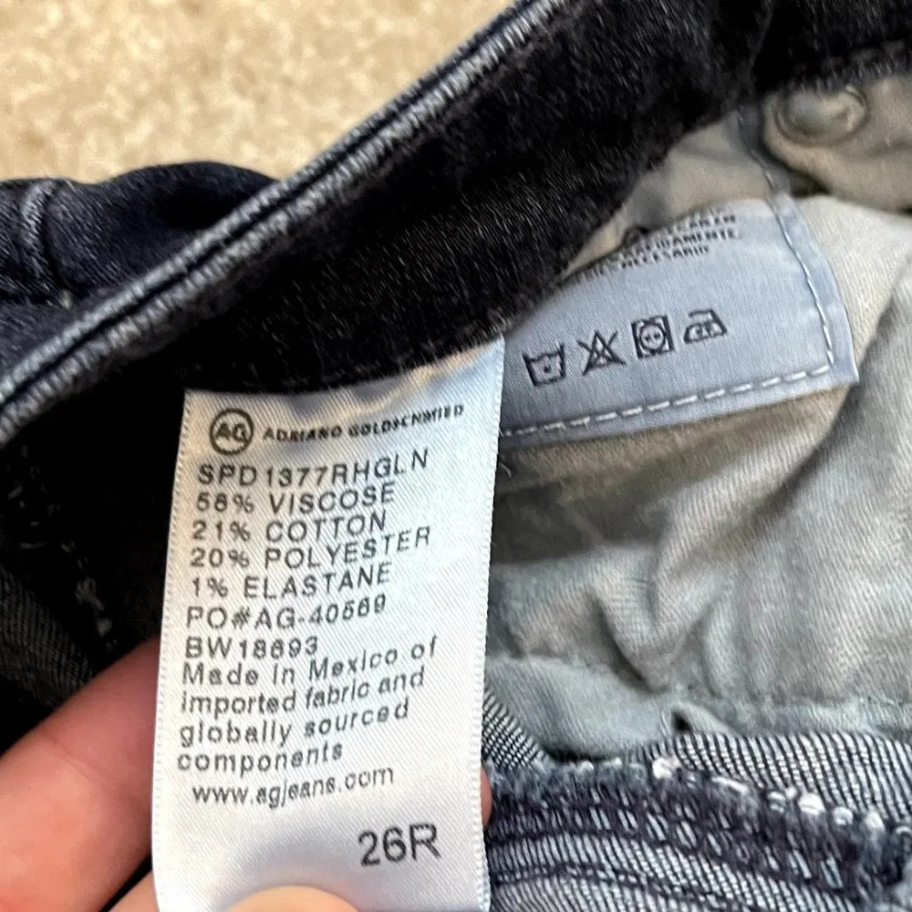 AG Adriano Goldschmied The Stevie Ankle Jeans (Raw Hem) - 26R - Image 47