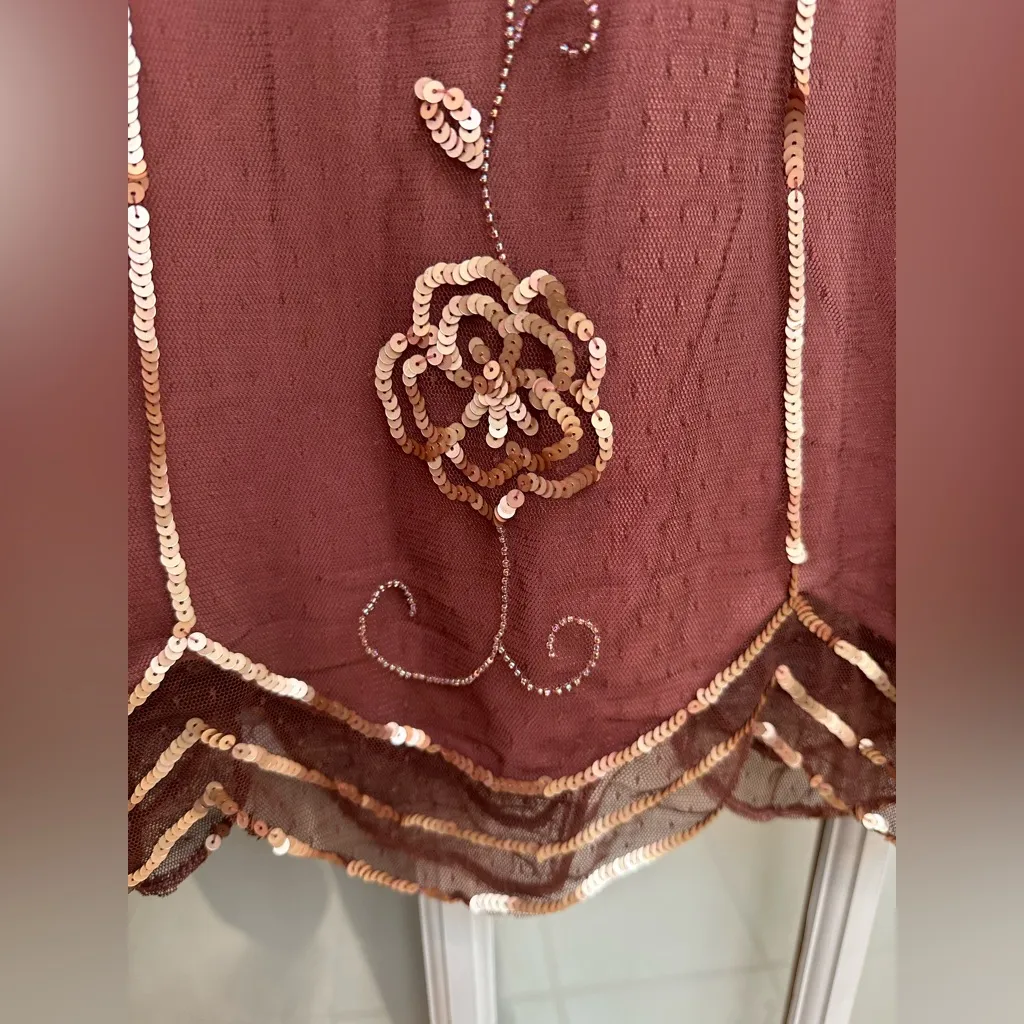 Vintage Betsey Johnson 90’s Y2K Flapper Sequin Whimsical Fairy Dress Size 4 RARE - Image 6