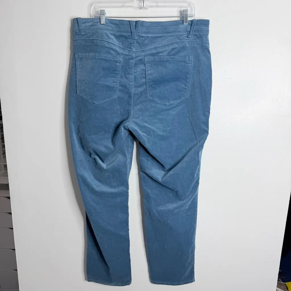 NWT Democracy Ab Solution High Rise Corduroy Pant Blue 18W Stretch Slimming - Image 2