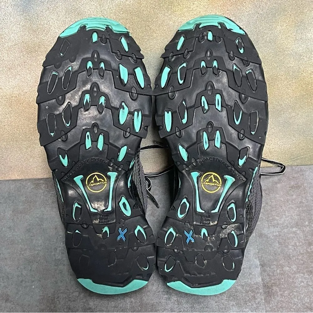 La Sportiva Wildcat 2.0 GTX Women's Running Shoes Charcoal/Aqua Size 7.5+ Black - Image 14