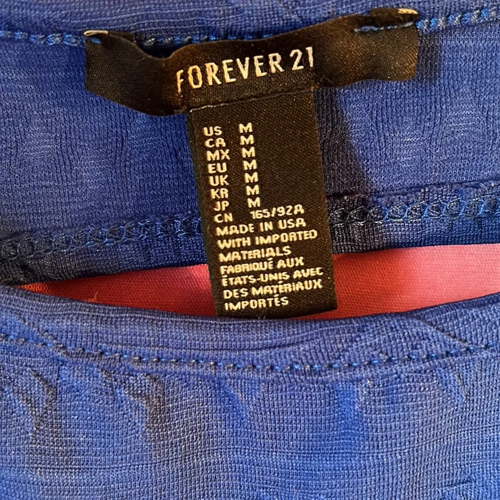 Forever 21 size M blue dress - Image 3