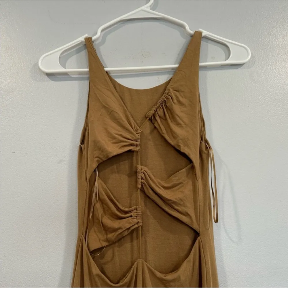 Good American Good Touch Plunge Back Bodycon Dress 1 Small S - Image 4