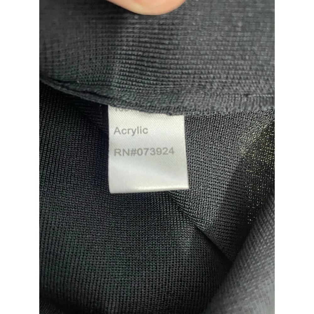 Toula Tank Top XS Black Purple Trim Cropped Preppy Country Club Summer NWT - Image 6