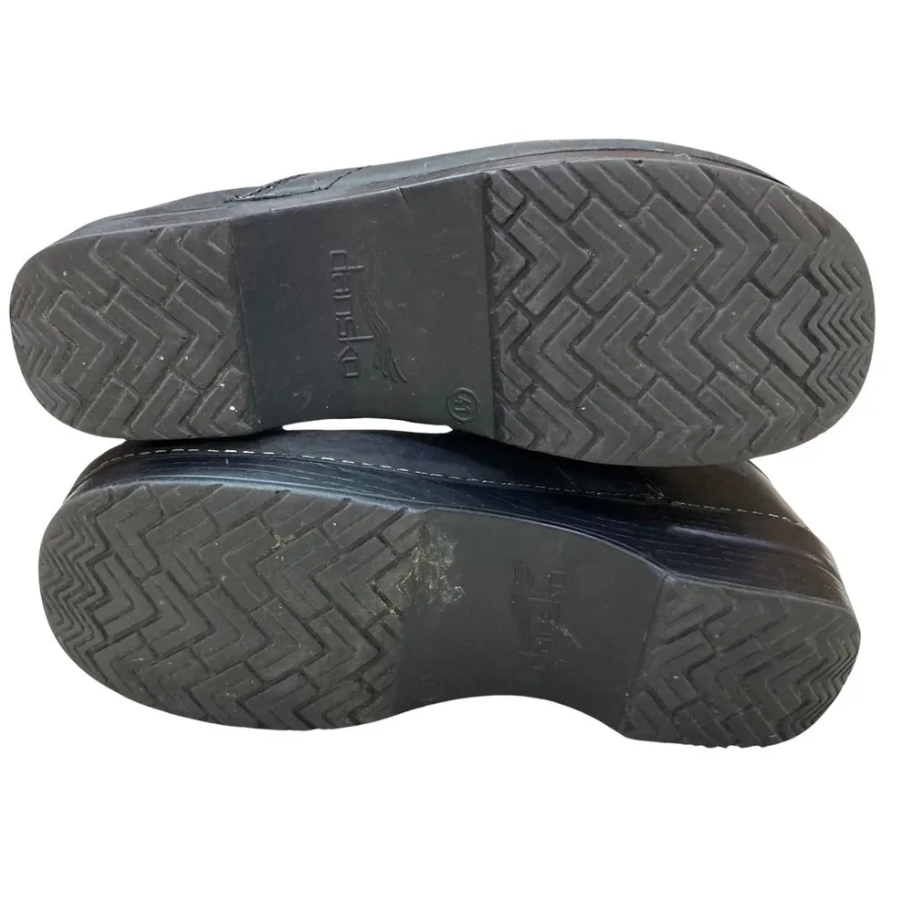 DANSKO WOMENS SHOES SZ 41‎ US 10.5 BLACK PROFESSIONAL CLOG NURSING SLIP ON - Image 7