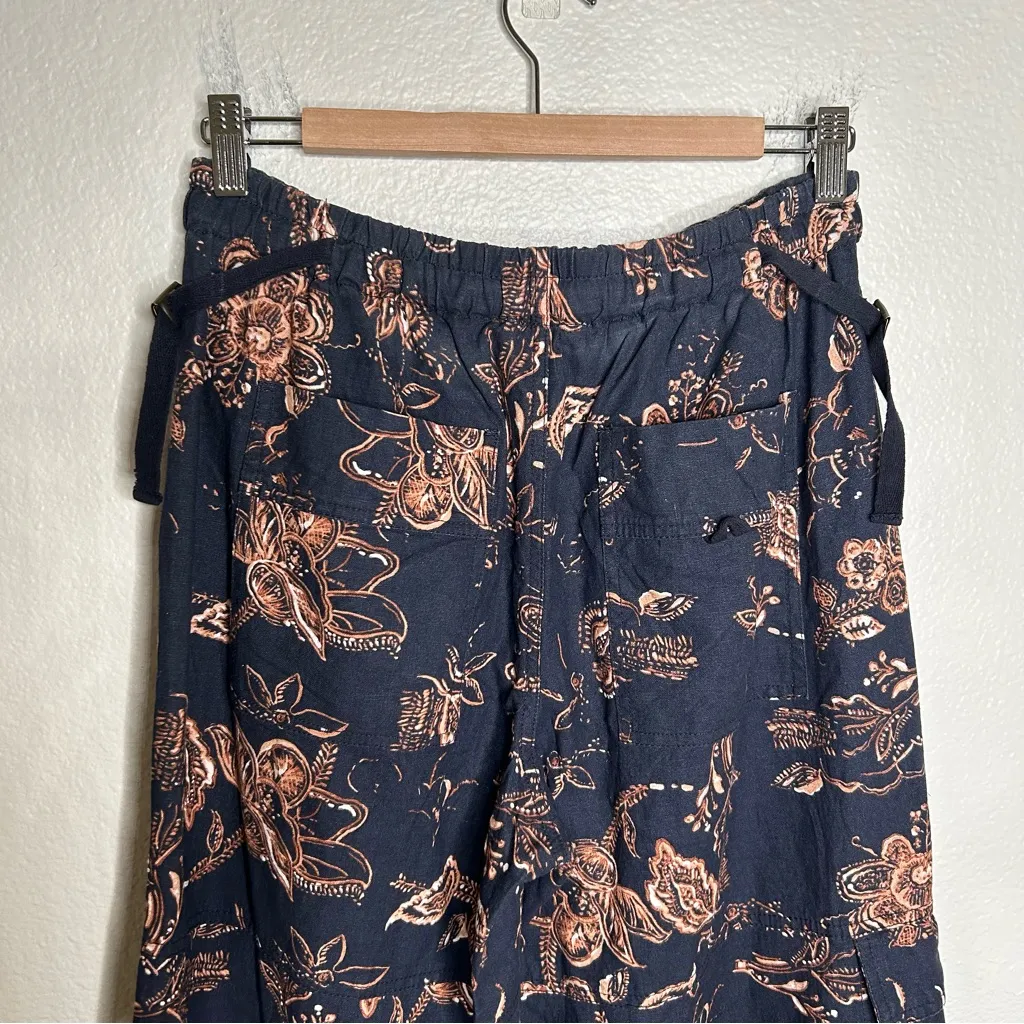 NEW Anthropologie Pilcro Beach Cargo Linen Pants extra small - Image 10