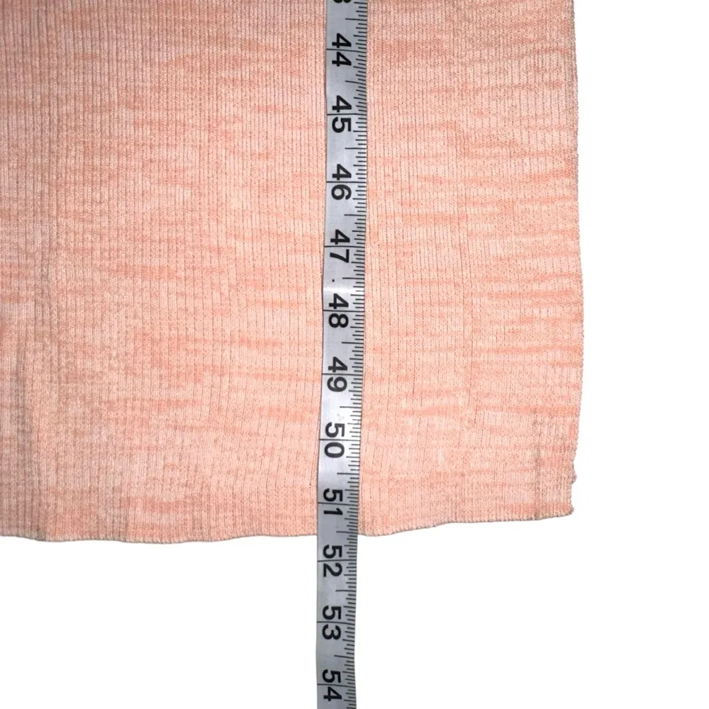 NWOT Ena Pelly Sloane Ribbed Knit Sleeveless Midi Dress US 6 Orange - Image 9