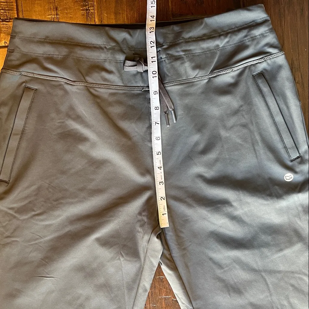 Gradual Fleece Lined Joggers with Drawstring Waist and Zipper Pockets XL NWT Gray - Image 9