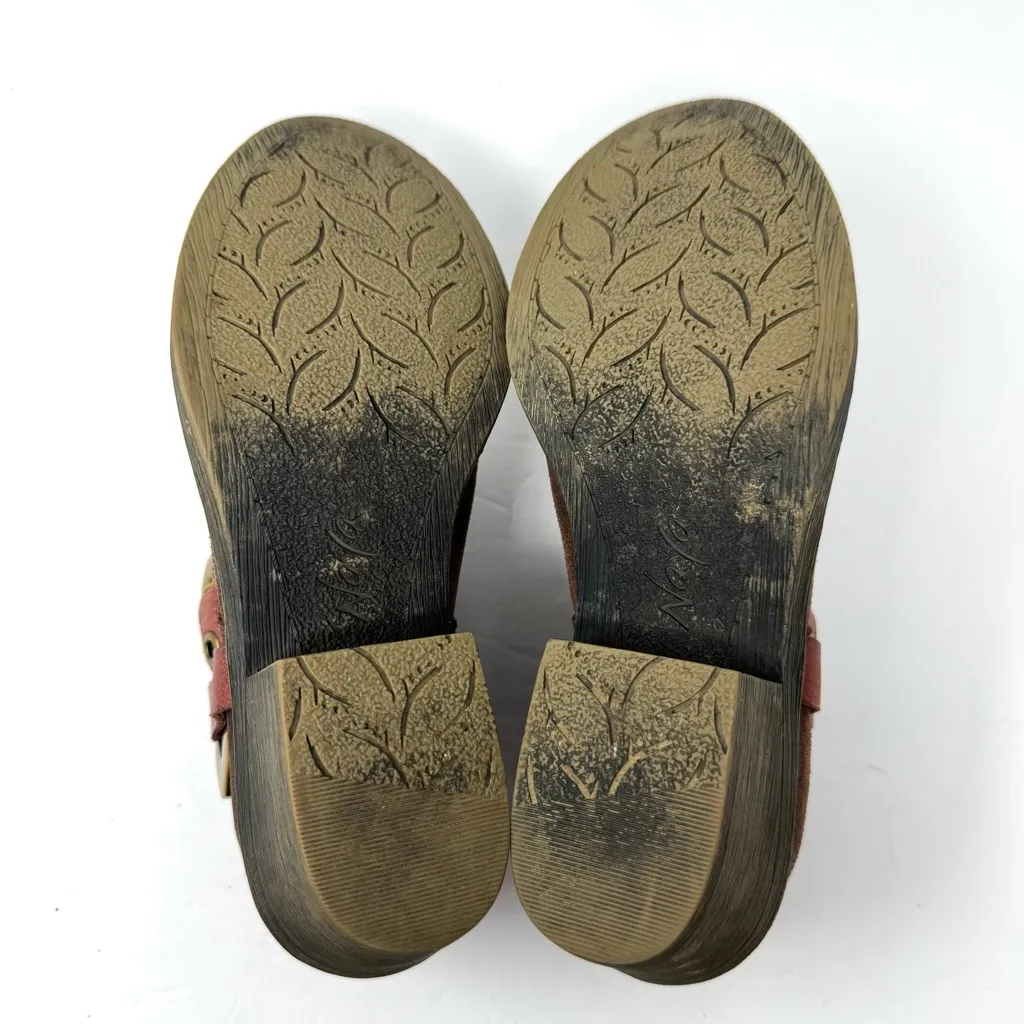 NAYA “Selma” distressed western booties, size 6.5 Brown - Image 11