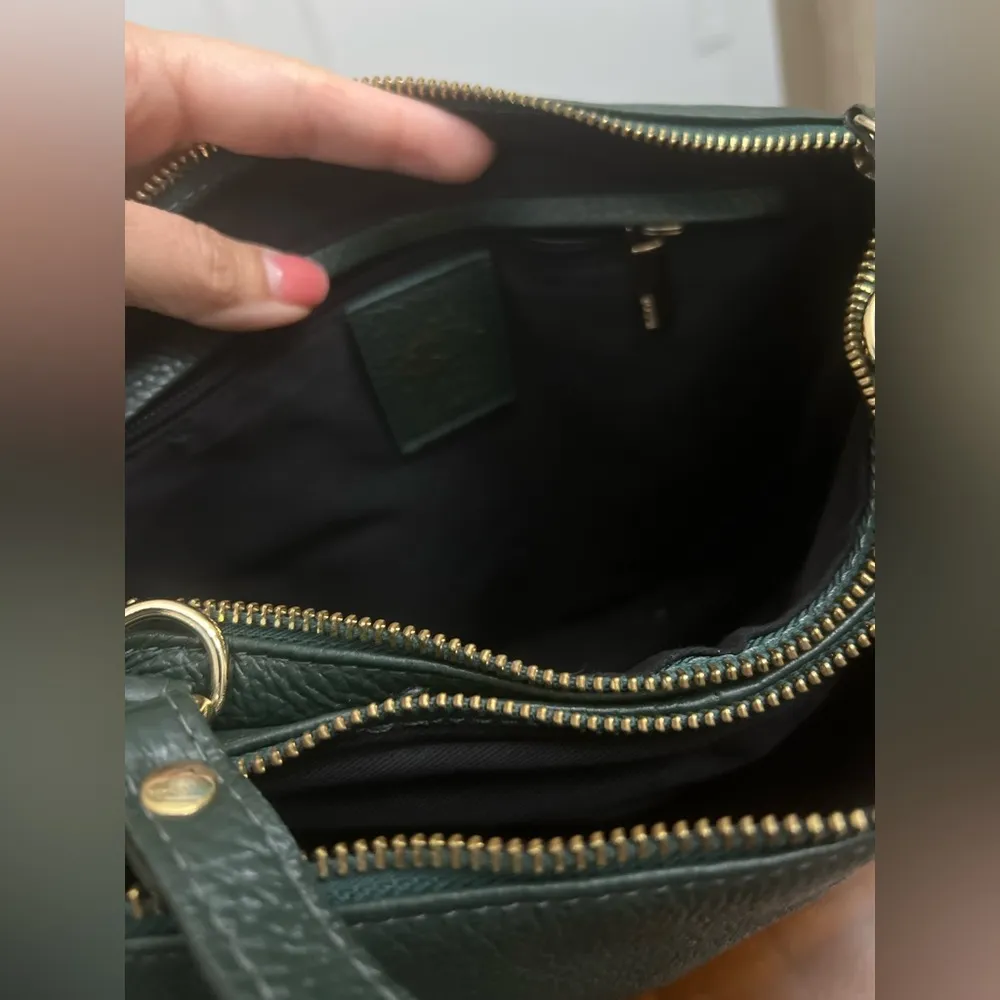 Rossi Firenze Genuine Leather Satchel – Made in Italy Green - Image 8