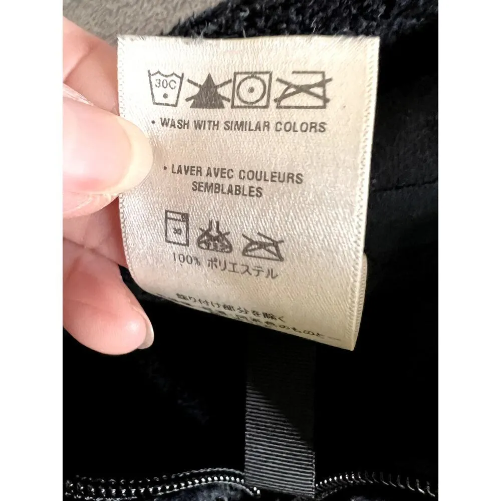 Patagonia womens size medium 1/2 zip jacket soft fleece black kangaroo pocket - Image 10