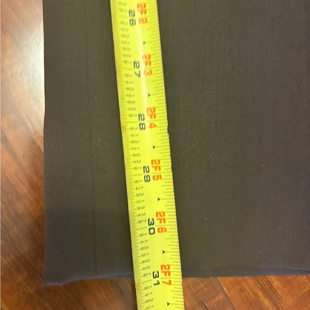 Harlen vintage made in the usa pull on brown trousers pockets size 14 nwt - Image 16