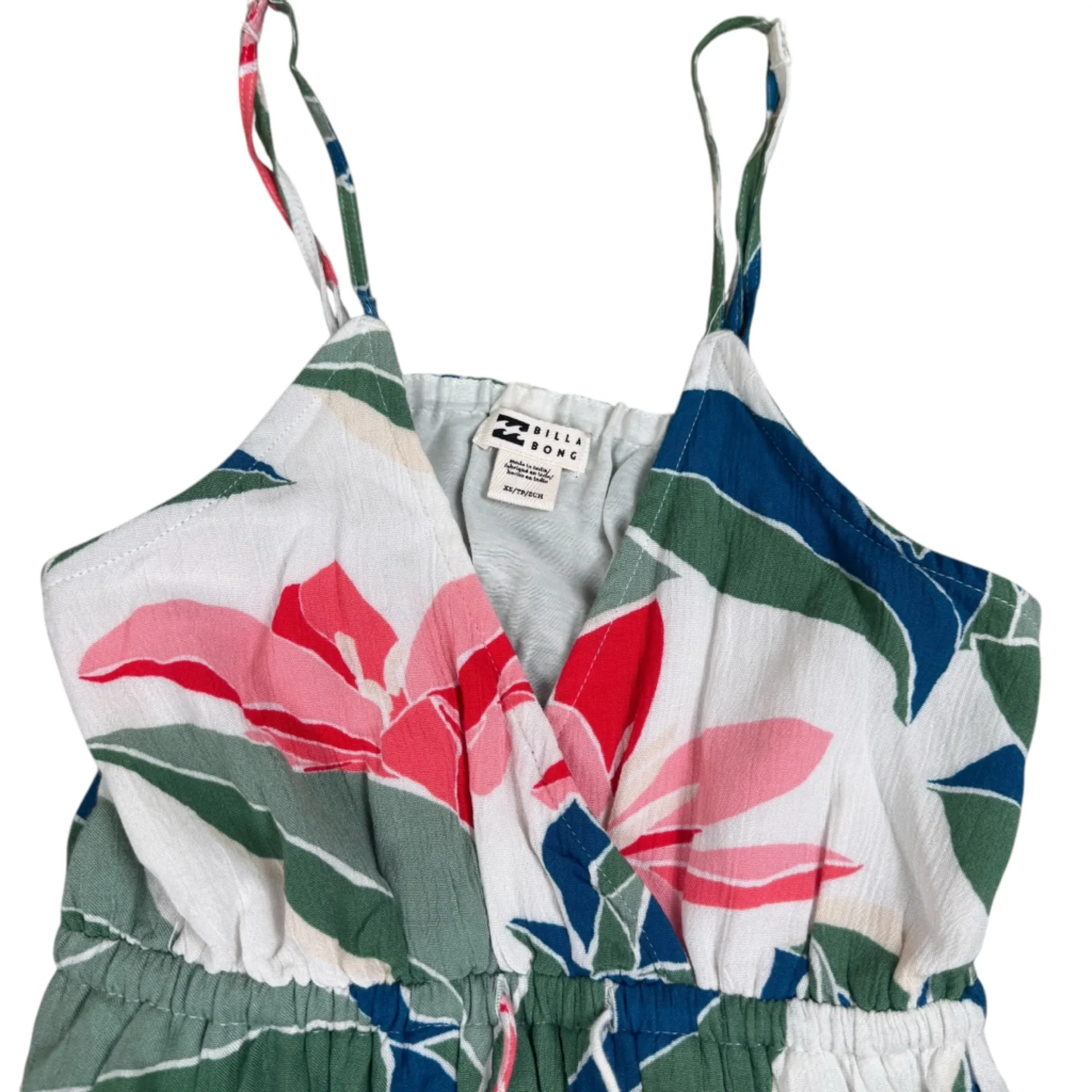 NWT Billabong Like Minded Tropical Hawaiian Floral Maxi Dress XS - Image 2