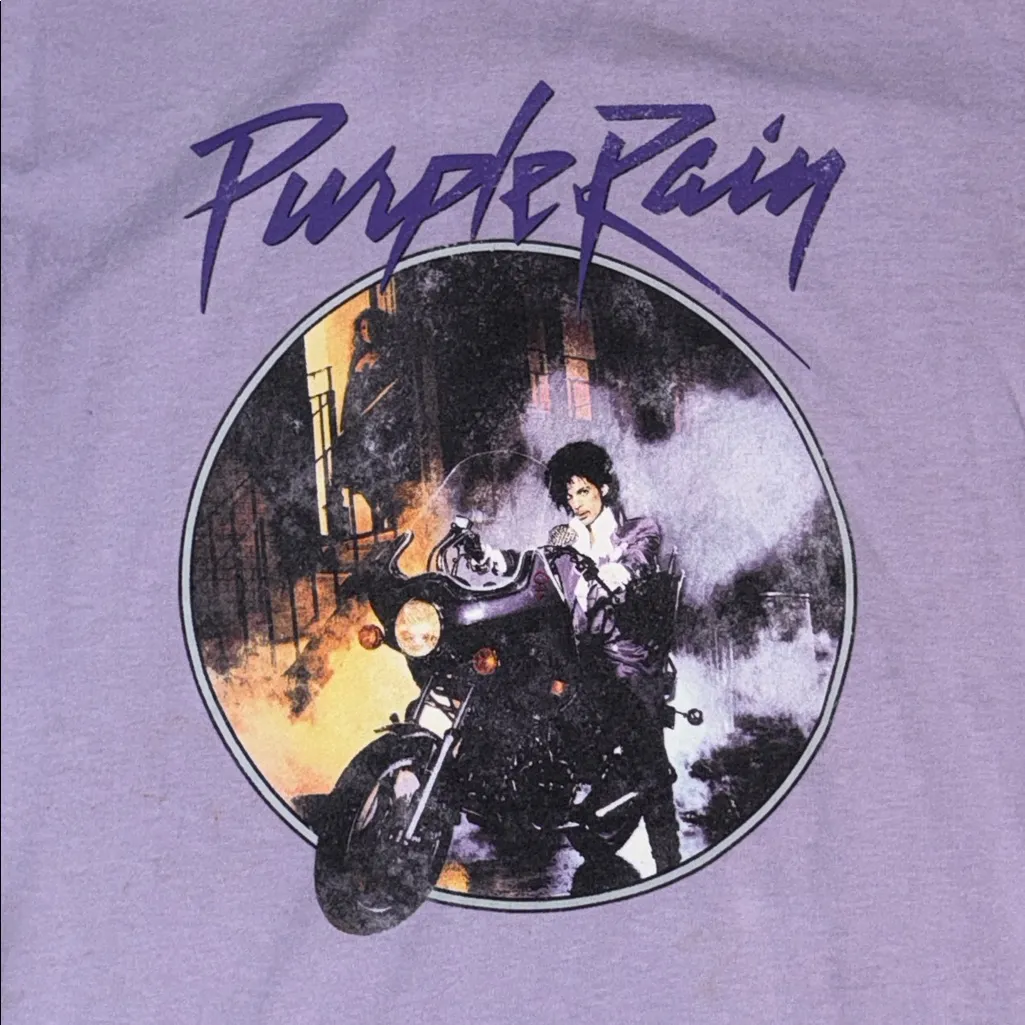 💜 UO•Woman’s Prince Purple Rain Graphic TeeShirt•Size:M💜 - Image 3