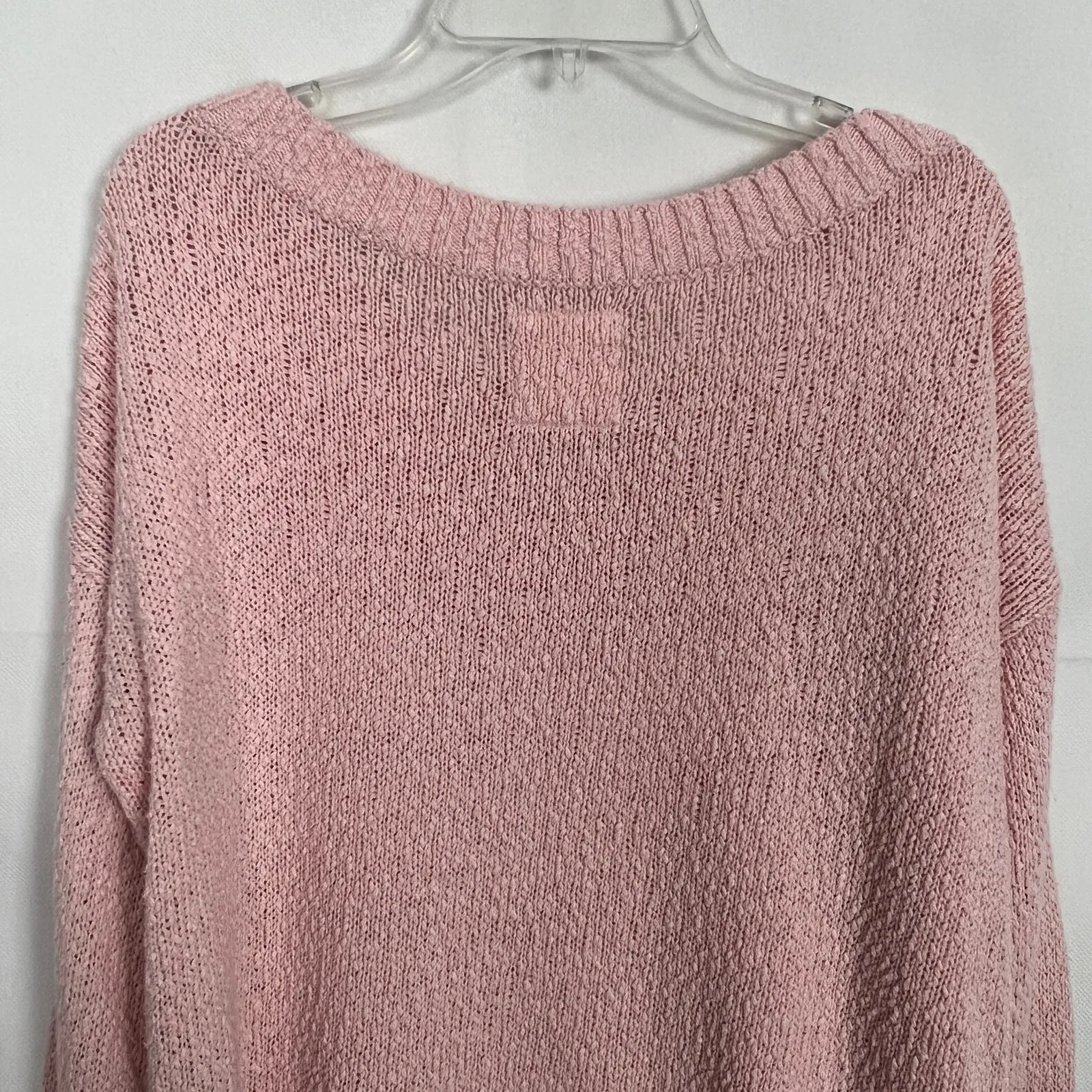 Hollister Pink Pullover Knit Sweater Size XS Oversized - Image 7