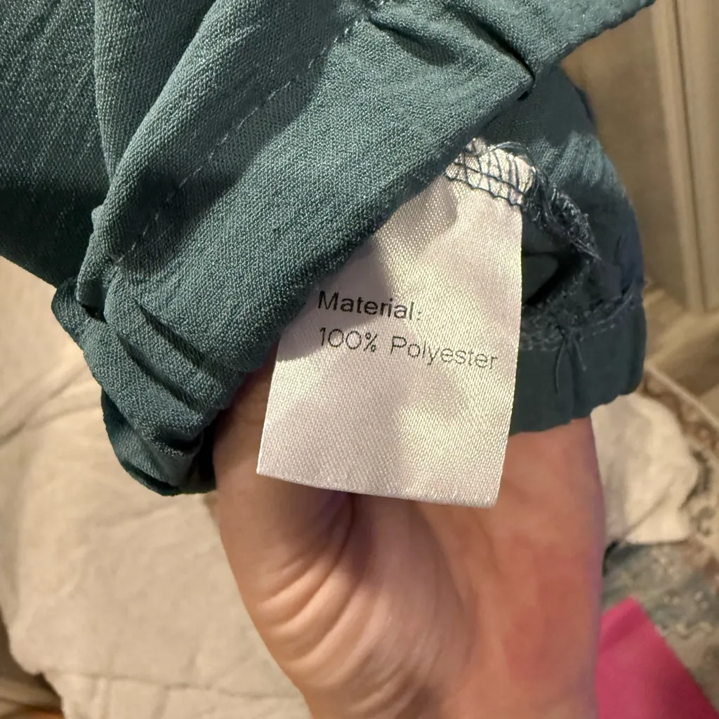 NWT Elegant Teal 2 piece Jumpsuit by GC size Medium Blue - Image 9