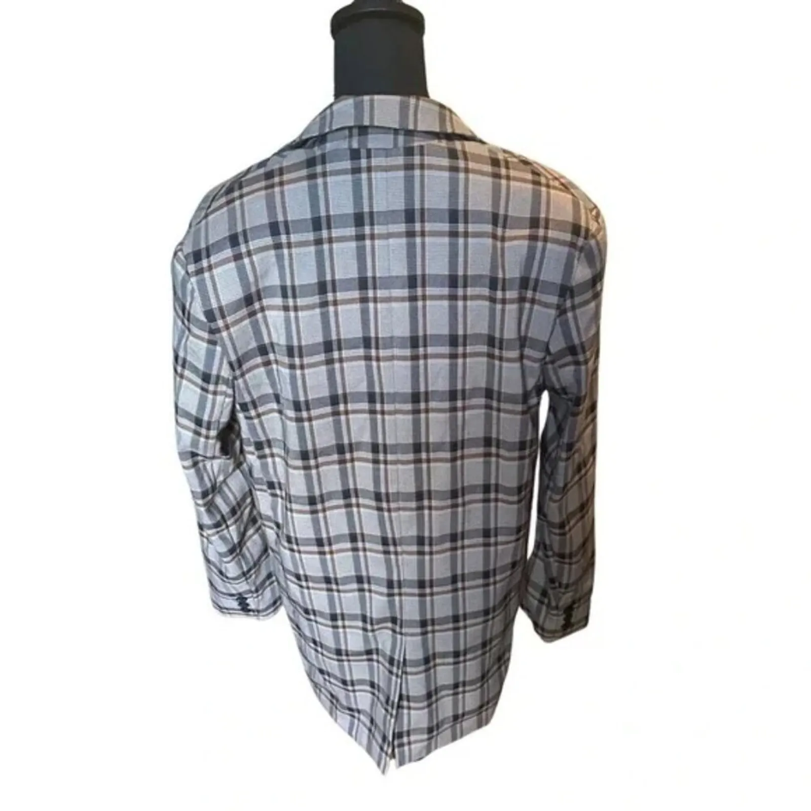 ASOS Design Plaid Brown Blazer – Women’s Small/Medium - Image 12