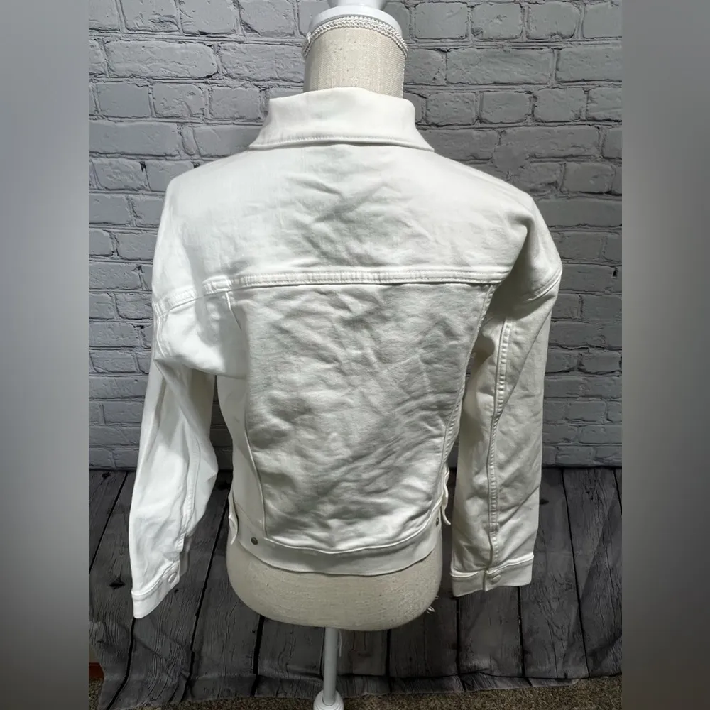 Athleta double time denim jacket medium - Image 7