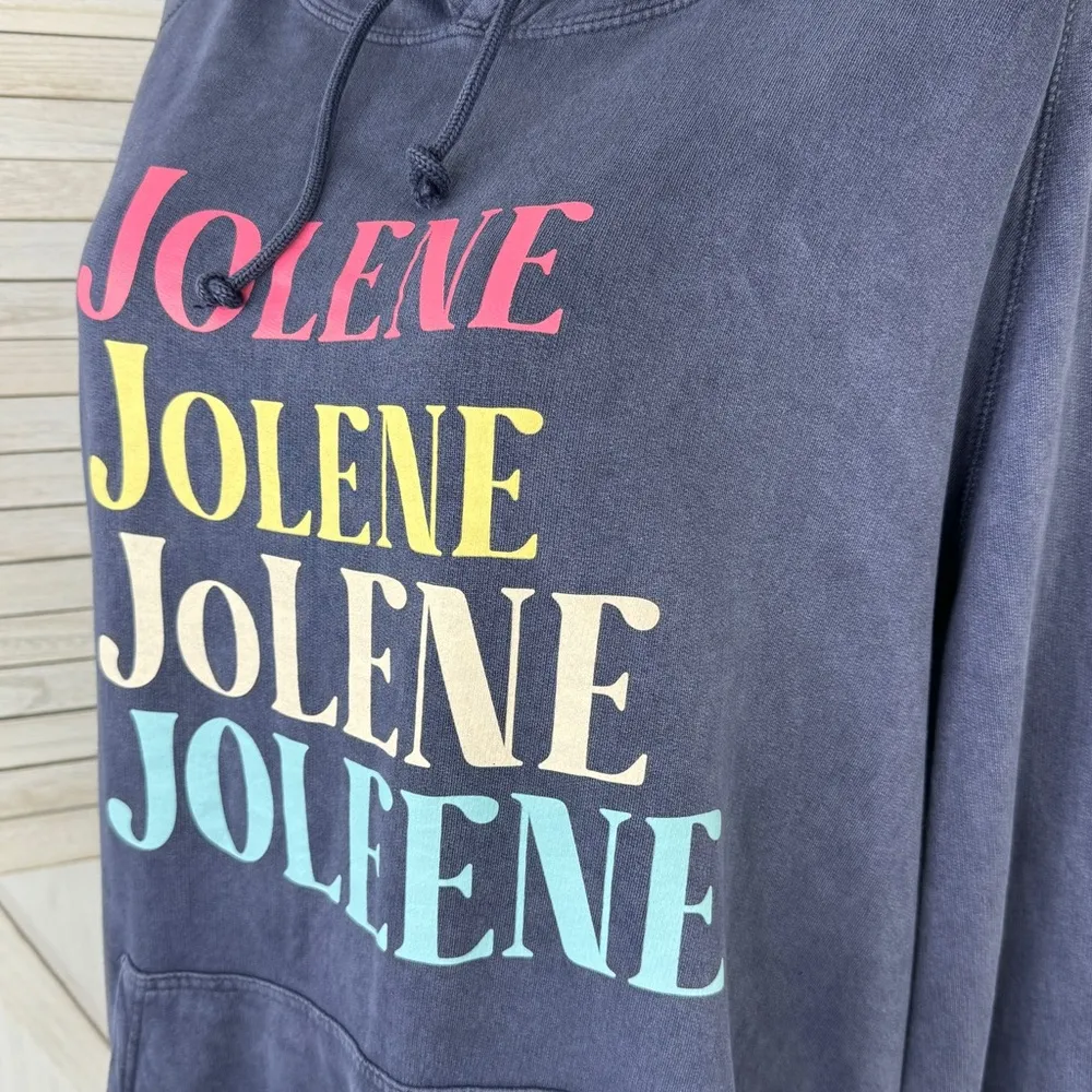 Lane Seven Jolene Graphic Print Hoodie Blue 2XL Plus Size Cotton - Image 5