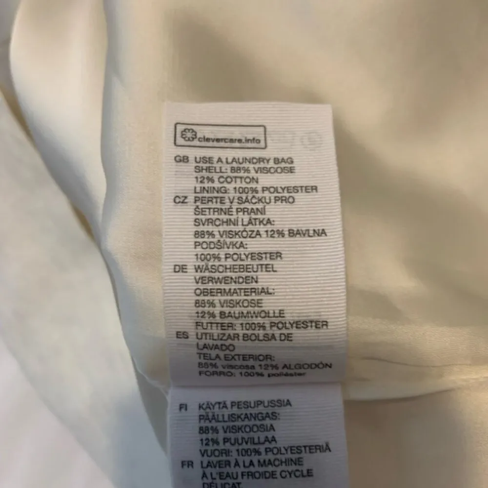 & OTHER STORIES Sleeveless Ladies Sz 2 NWT Minidress In Offwhite White - Image 6