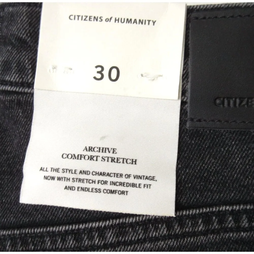 NWT Citizens Of Humanity Zurie in Stormy Comfort Stretch Straight Jeans 30 - Image 6