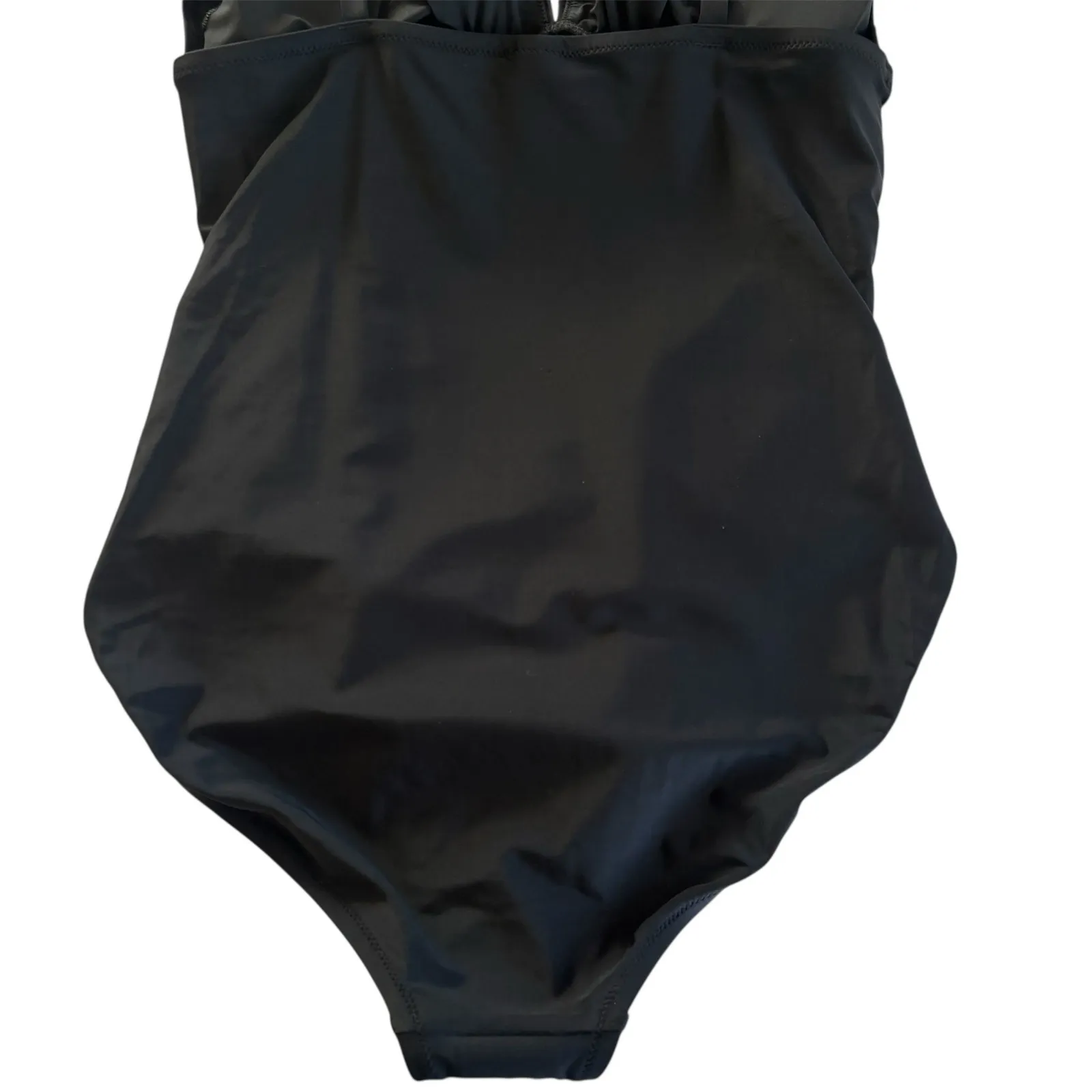 J.Crew Classic Black Ruched V - Image 8