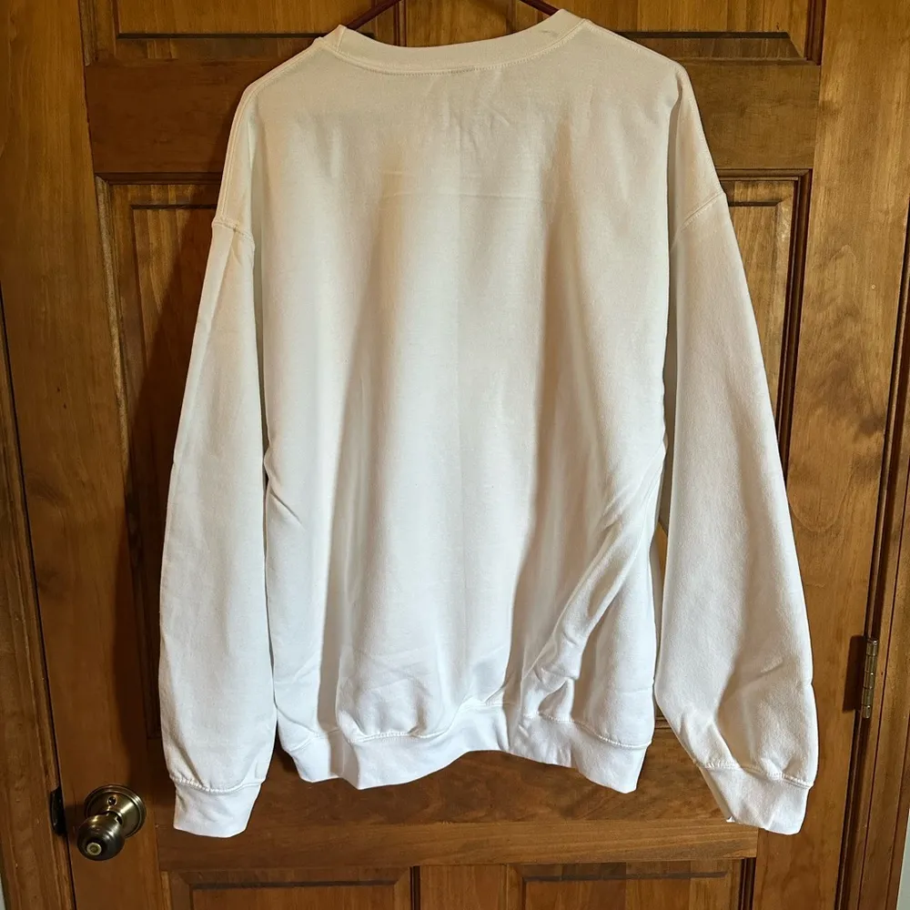 Kansas City Chiefs football sweatshirt! Rhinestone  bling unisex size large! - Image 7