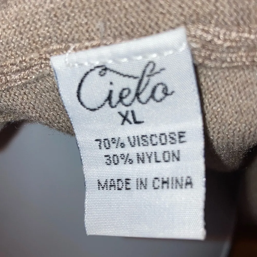 Oatmeal Beige Tan Cielo Button Down Cardigan Sweater - Image 8