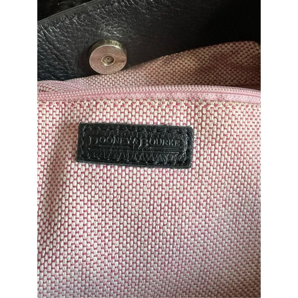 Dooney & Bourke Black Pebble Grain Leather Libby Hobo/Shoulder Bag - Image 8