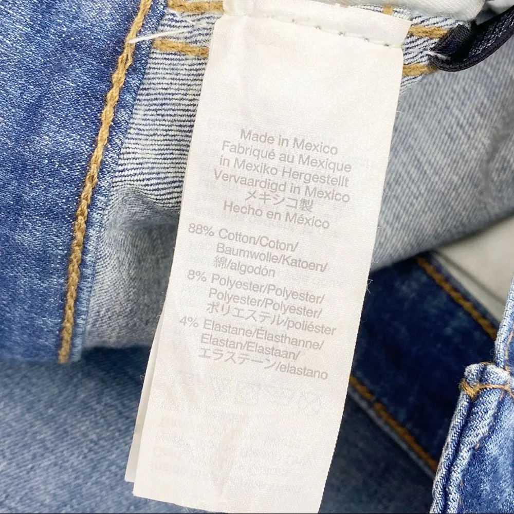 Madewell Curvy High Rise Skinny Jeans Drop Step Hem Edition : Annabelle Wash - Image 13