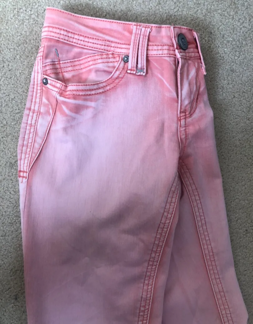 Peach Jeans Pink Size 8 - Image 2