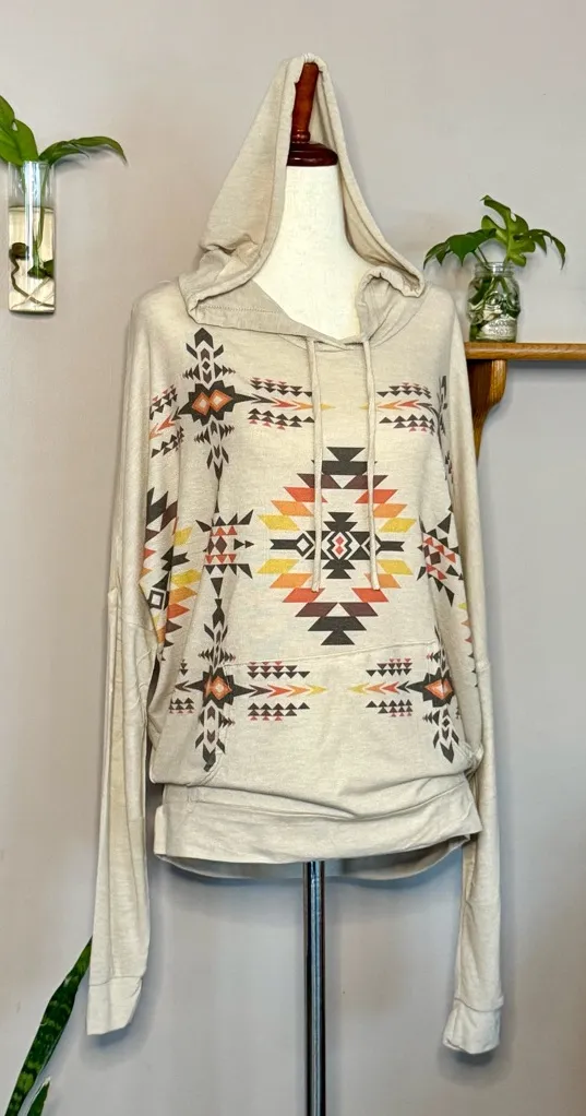 Phil Love Super Soft Hooded Sweater Blouse – Women’s Size Small - Image 1